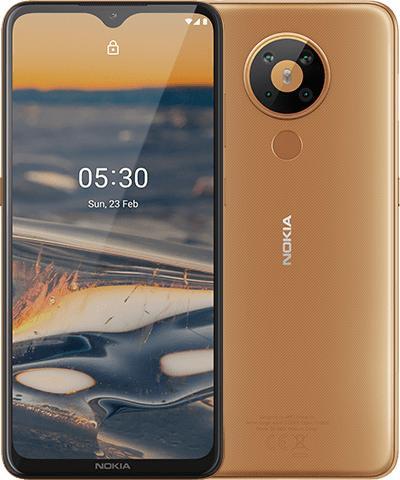 Nokia 5.3 (64 GB, Sand, 6.55", Dual SIM, 13 Mpx, 4G)