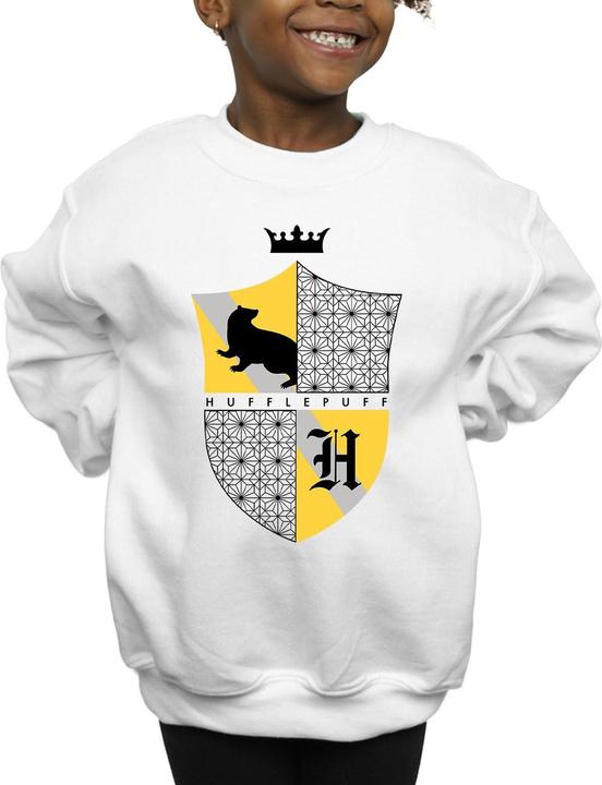 Actual product image Girls Hufflepuff Shield Sweatshirt (116)