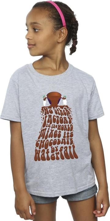 Immagine prodotto Willy Wonka & the Chocolate Factory Chocolate Waterfall Maglietta Ragazze (116)