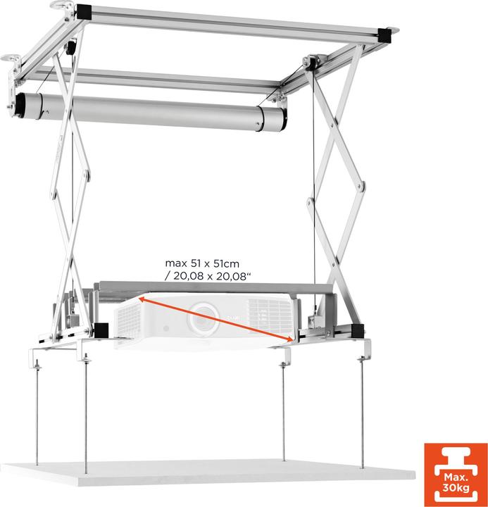 Produktbild Celexon Expert PL400 HC Plus - Elektrolift für Projektor (Decke)