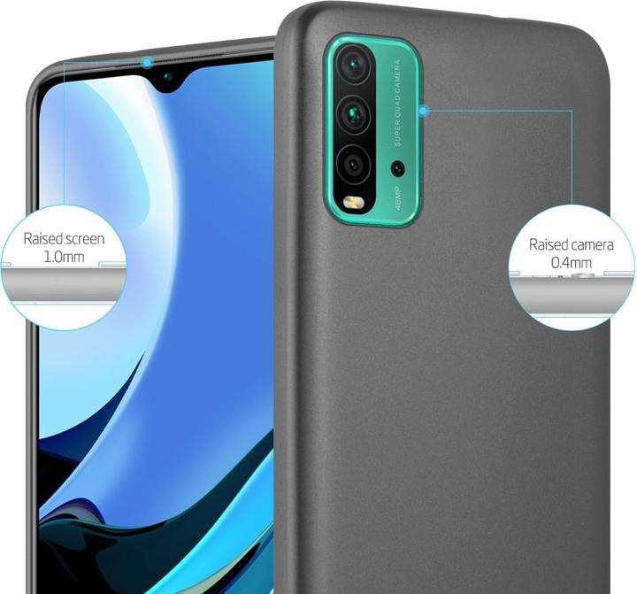 Actual product image Cadorabo TPU Matt Metallic Sleeve (Xiaomi Redmi 9T, Xiaomi Poco M3)