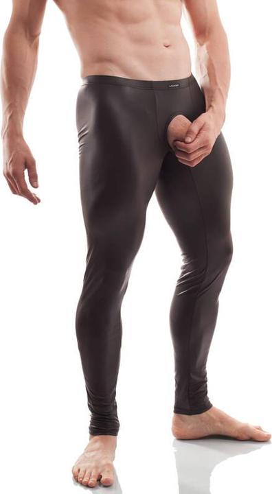 Wojoer Ouvert Leather Leggings