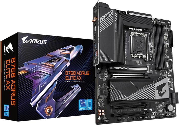 Gigabyte MB B760 AORUS ELITE AX (B760,S1700,ATX,Intel) (LGA 1700, Intel B760, ATX)