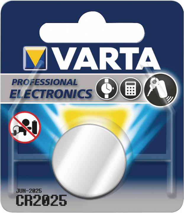 Produktbild Varta Electronics CR2025 (1 Stk., CR2025, 157 mAh)