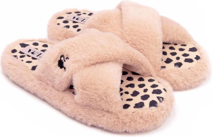 Actual product image Barbie Womens/Ladies Crossover Fluffy Slippers (40.5)