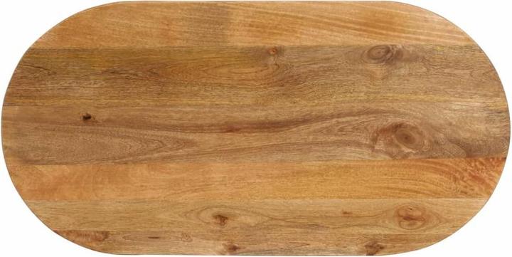 Produktbild VidaXL Tischplatte Holzplatte Massivholzplatte 120x60x3,8cm Oval Mangoholz