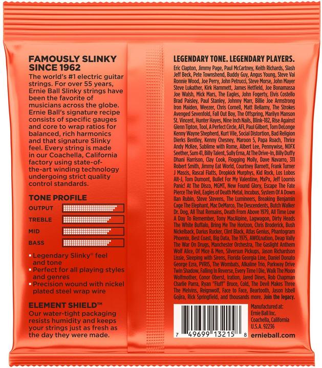 Actual product image Ernie Ball Guitar strings 3215 Skinny Top Heavy BS - 10-52 (6 x, Electric guitar, 0.05")
