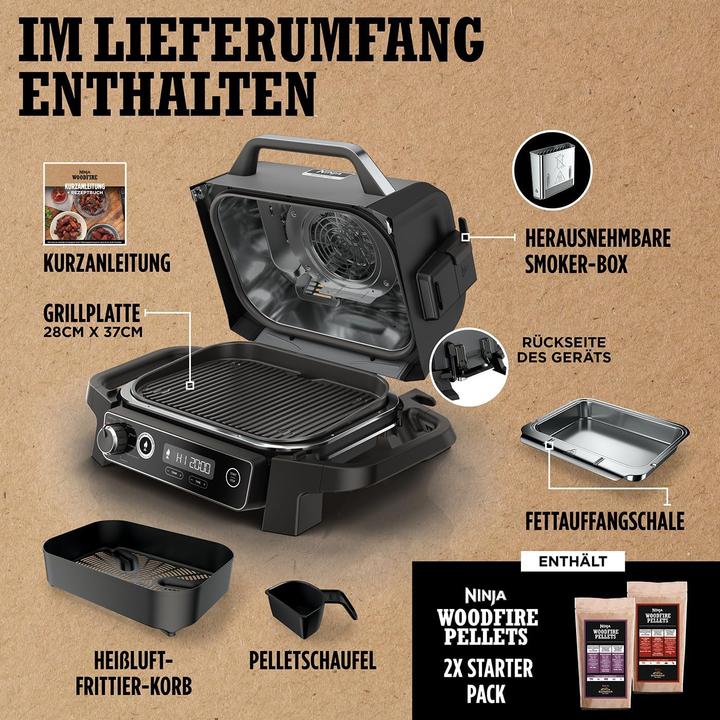 Immagine prodotto Ninja Grill a legna per esterni (2.40 kW)