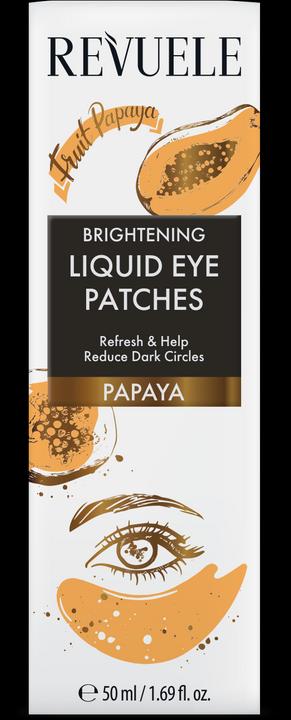 Produktbild Revuele BRIGHTENING LIQUID EYE PATCHES Papaya, 50 ml (Patches, 50 ml)