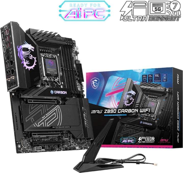 Actual product image MSI MPG Z890 CARBON WIFI (LGA 1851, Intel Z890, ATX)