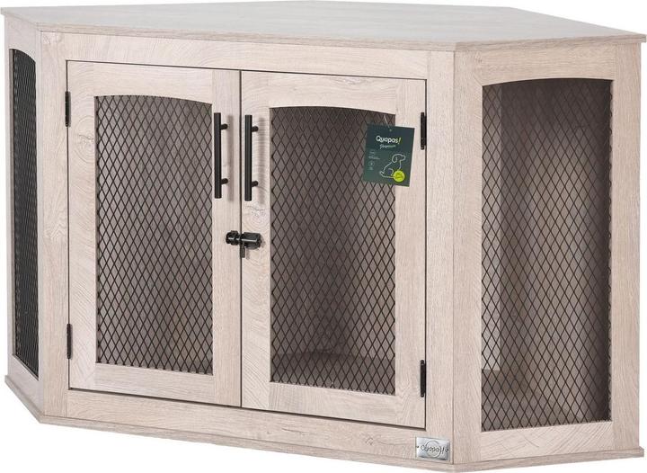 Produktbild Quapas! Dog Premium Hundehütte Indoor Corner (129x68x73) (Hundezwinger)