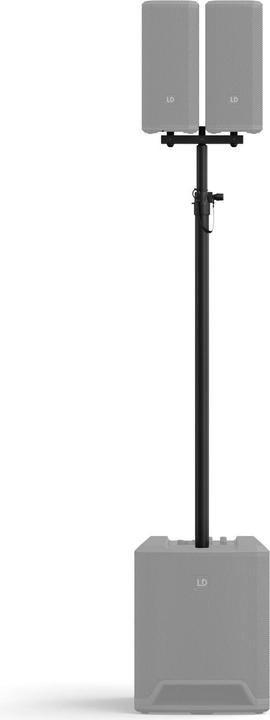 Actual product image LD Systems DAVE 10 G4X DUAL STAND - T-stand Speaker Stand for DAVE 10 G4X (1 pcs., Stand, Height-adjustable)