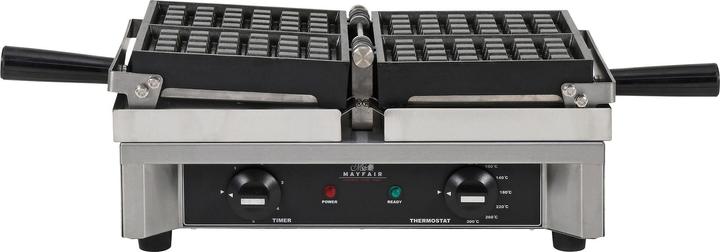 Actual product image Mayfair Waffle maker 180° turnable 230V/1500W Swiss plug 705x260x180 mm cast iron