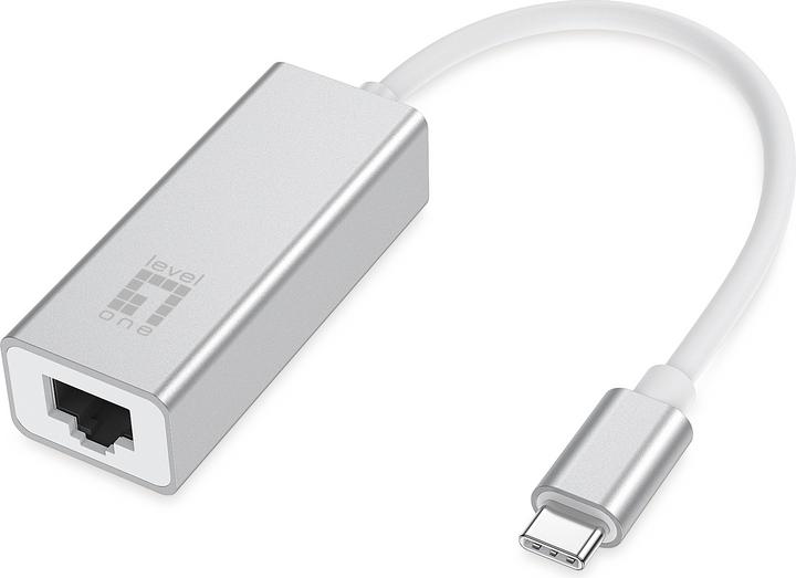 Actual product image LevelOne USB-0402 Gigabit USB-C Network Adapter (USB-C, RJ45 (1x))