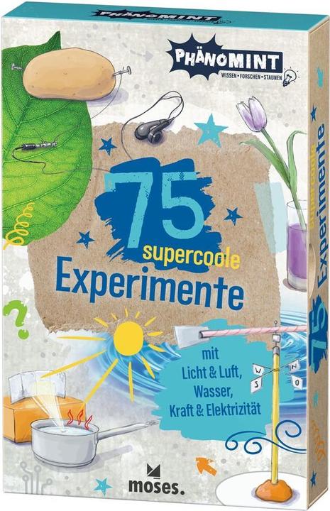 Produktbild PhänoMINT 75 supercoole Experimente mit Licht & Luft, Wasser, Kraft & Elektrizität (Deutsch, Anita van Saan, Carola von Kessel, 2020)