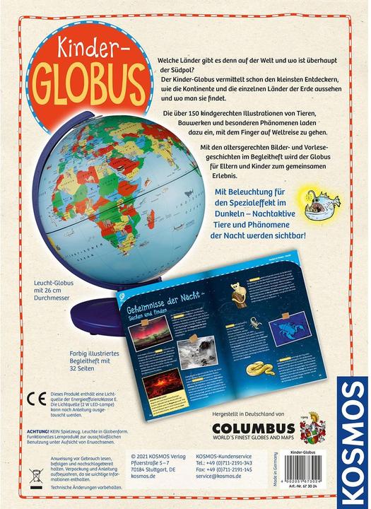 Actual product image Kosmos Kids Globe