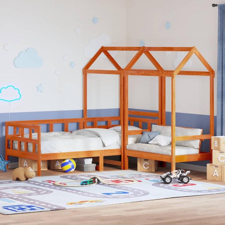 Image du produit VidaXL Ensemble lit de jour avec toit (90 x 190 cm)