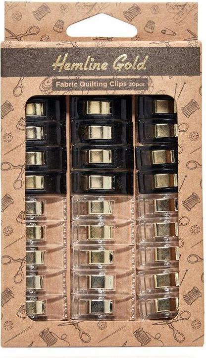Produktbild Hemline Gold Stoffclips