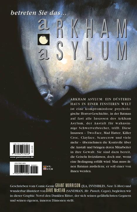 Produktbild Panini Batman: Arkham Asylum (Deutsch, Grant Morrison, 2009)