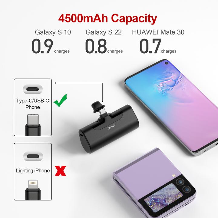 Image du produit iWalk LinkPod 4 BLA-A (4500 mAh, 18 W, 18 Wh)