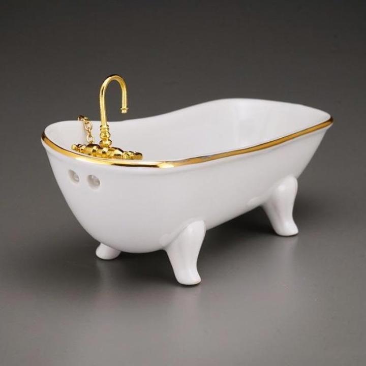 Produktbild Reutter 001.767/1 - Badewanne, weiss, Miniatur