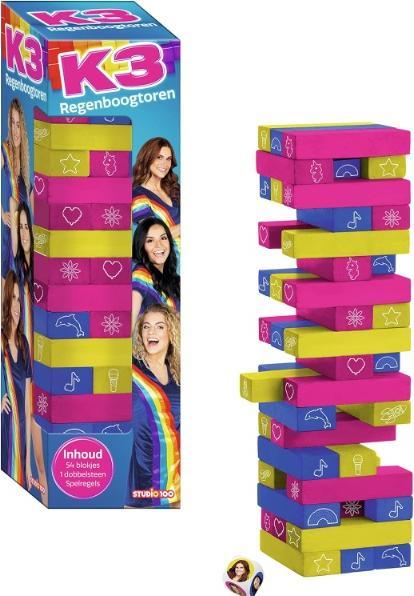 Actual product image Rainbow Tower K3 stacking and balance game