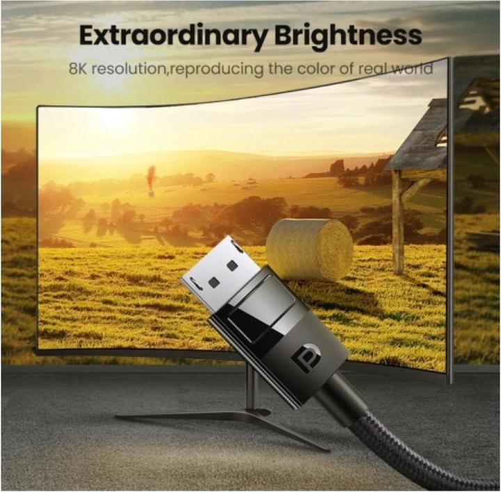 Image du produit Ugreen Port d'affichage 1.4 Nylon 8K 4K 2K 1080p (1.50 m, DisplayPort)