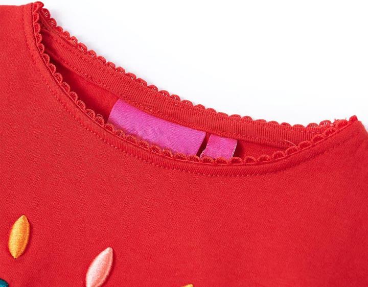 Immagine prodotto VidaXL Camicia da bambino a maniche lunghe rosso 92,Materiale: 95% cotone. 5 (92)