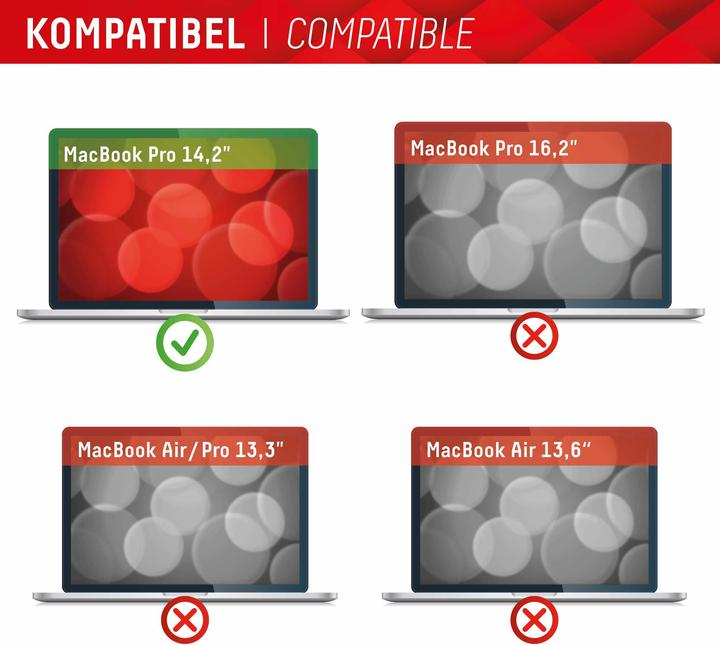 Actual product image Displex Privacy Safe, Laptop Blickschutzfilter (14.20", 16 : 9)