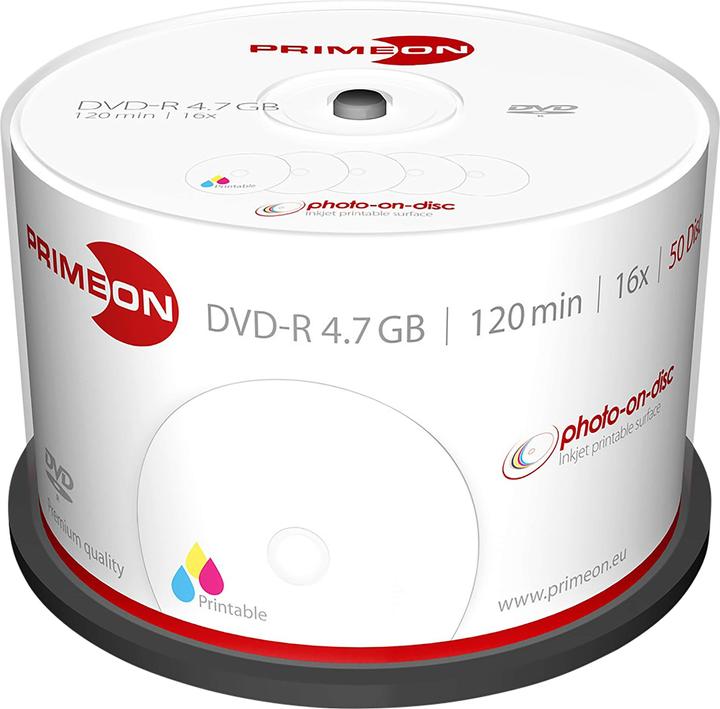 Produktbild Primeon DVD-R 50er Spindel (50 x)