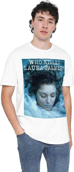 Actual product image Twin Peaks Mens Who Killed Laura T-Shirt (XL)