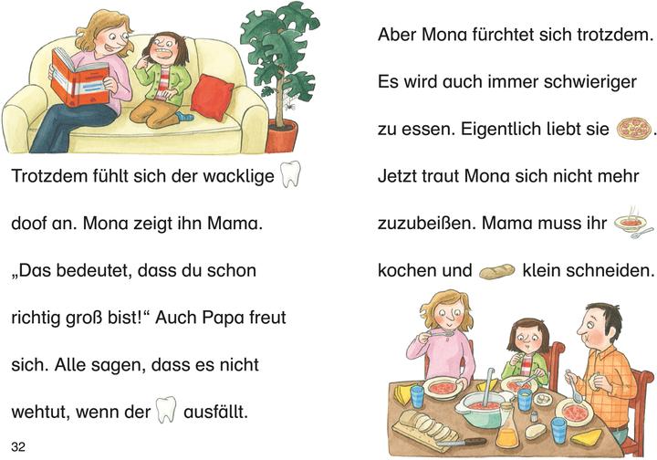 Produktbild Bildermaus - Wackelzahngeschichten (Deutsch, Annette Moser, Sandra Reckers, Loewe Erstlesebücher, 2020)