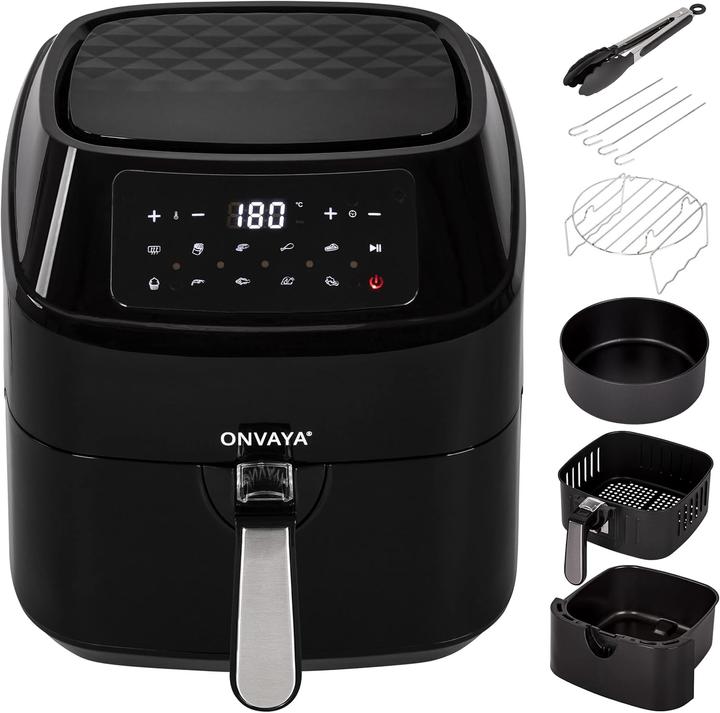 Produktbild Onvaya Airfryer XXL Heissluftfritteuse mit 10 Programmen