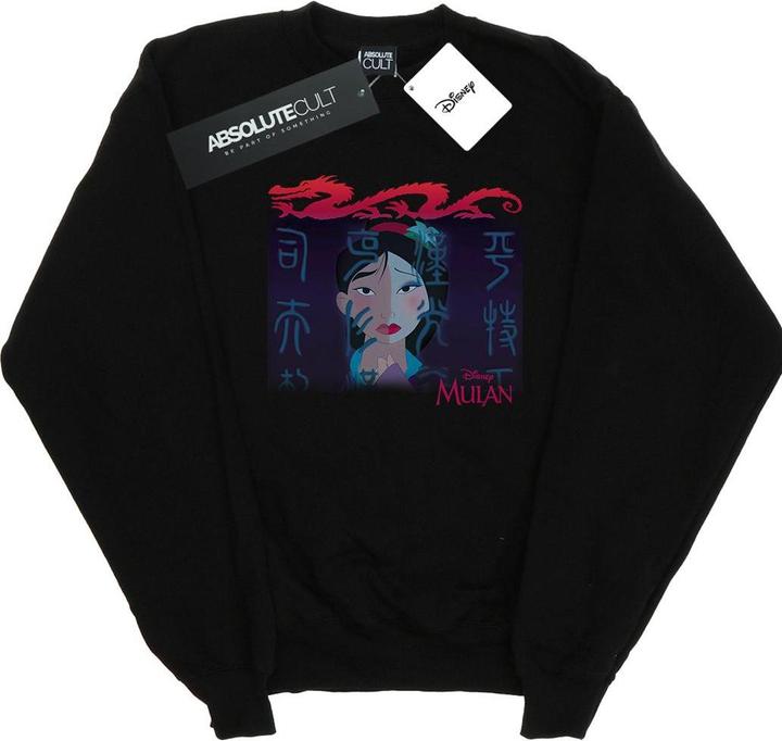 Immagine prodotto Disney Mulan Geisha Face Felpa Ragazze (152, 158)