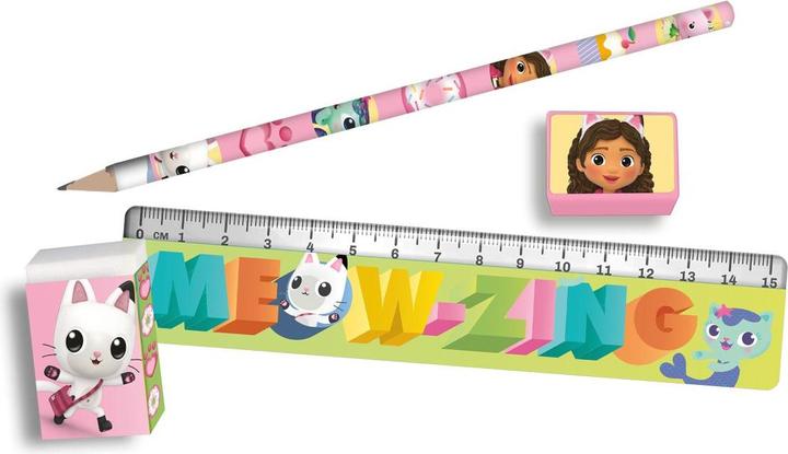 Actual product image Gabby's Dollhouse Stationary Set In Case