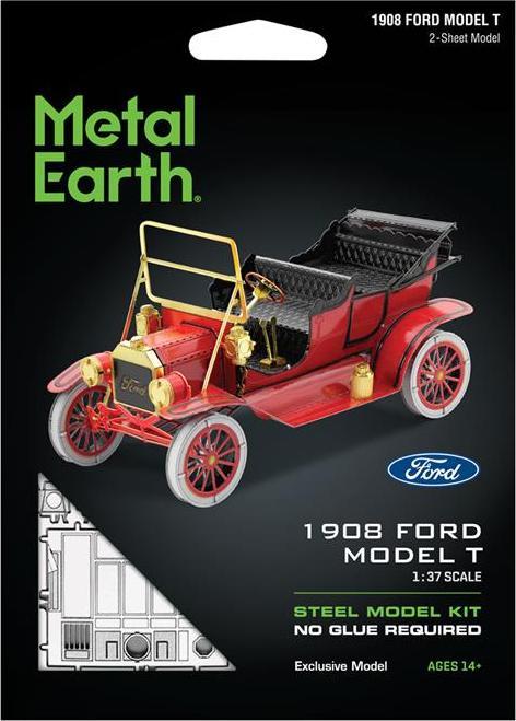 Produktbild Metal Earth Ford 1908 Model T – rot – Metall Bausatz