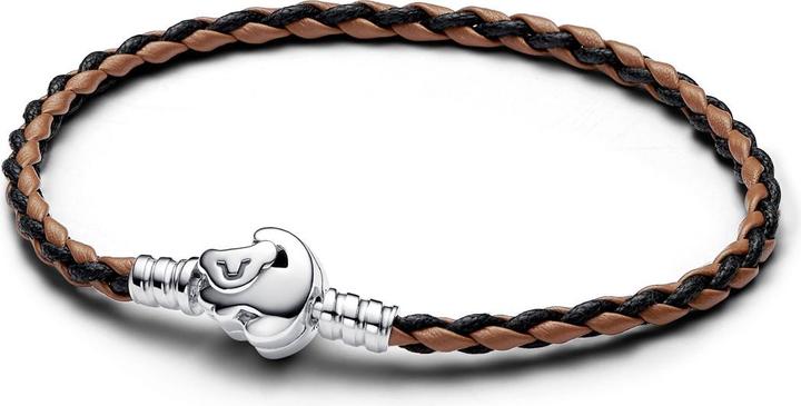 Immagine prodotto Pandora Bracciale in pelle intrecciata Disney Il Re Leone Clasp Moments (19 cm)
