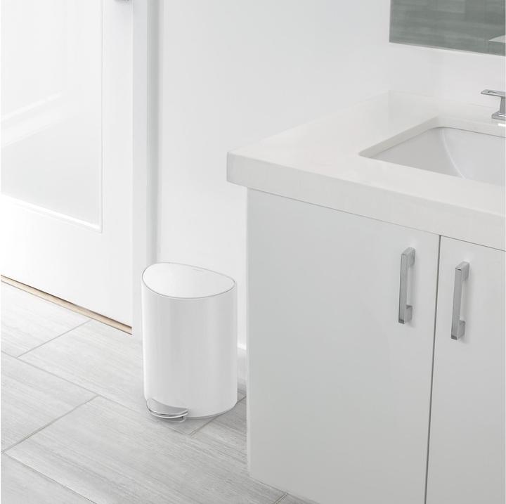 Image du produit Simplehuman poubelle à pédale semi-circulaire (6 l)