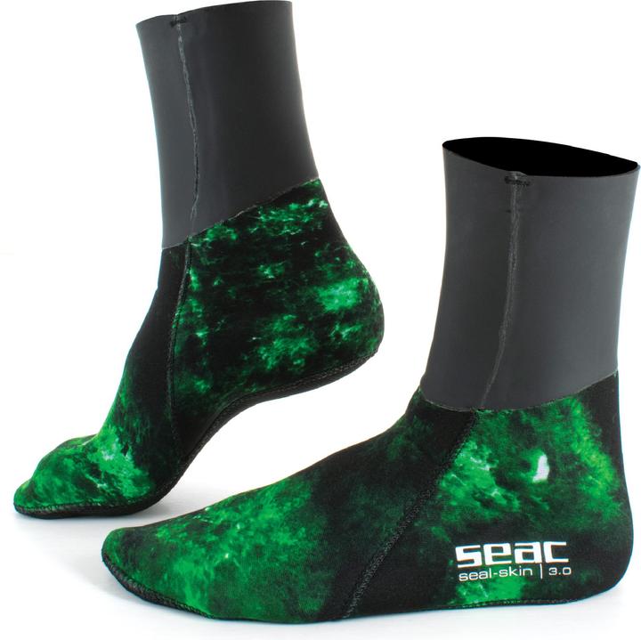 Actual product image Seac Seal Skin Camo Socks 3mm (3 mm, M)