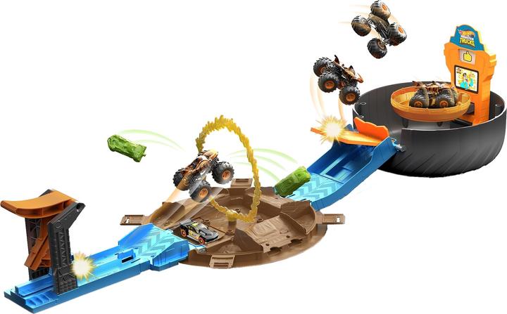Image du produit Hot Wheels Monster Trucks - Jeu de cascades de pneus