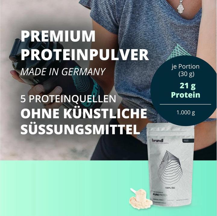Produktbild Brandl-Nutrition Pulver Pure Protein (Banane, 1 Stk., 1000 g)