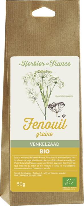 Actual product image L'Herbier de France Organic fennel (50 g)