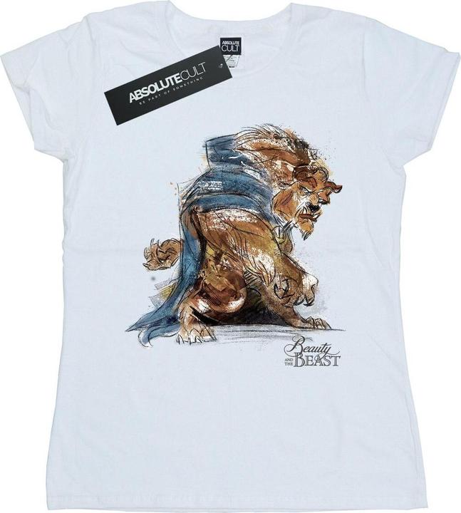 Image du produit Disney - T-shirt BEAUTY AND THE BEAST BEAST SKETCH - Femme (XXL)