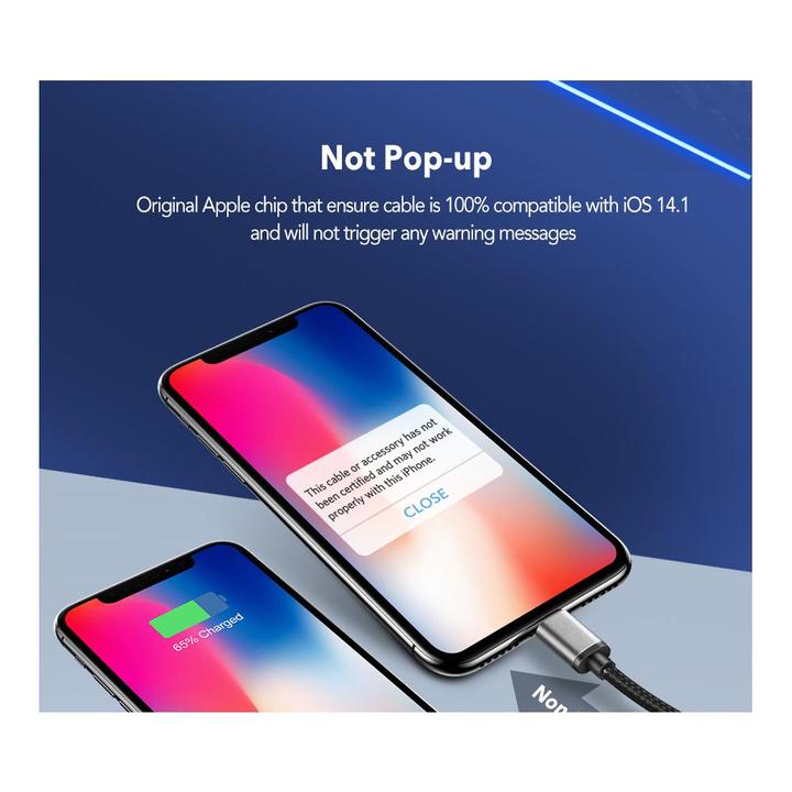 Actual product image Ugreen Lightning to USB-C 2.0 Cable (1 m, USB 2.0)