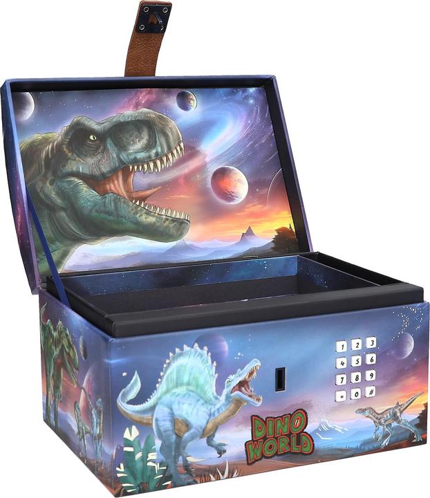 Magni DEPESCHE DINO World Schatztruhe mit LED Code und Sound