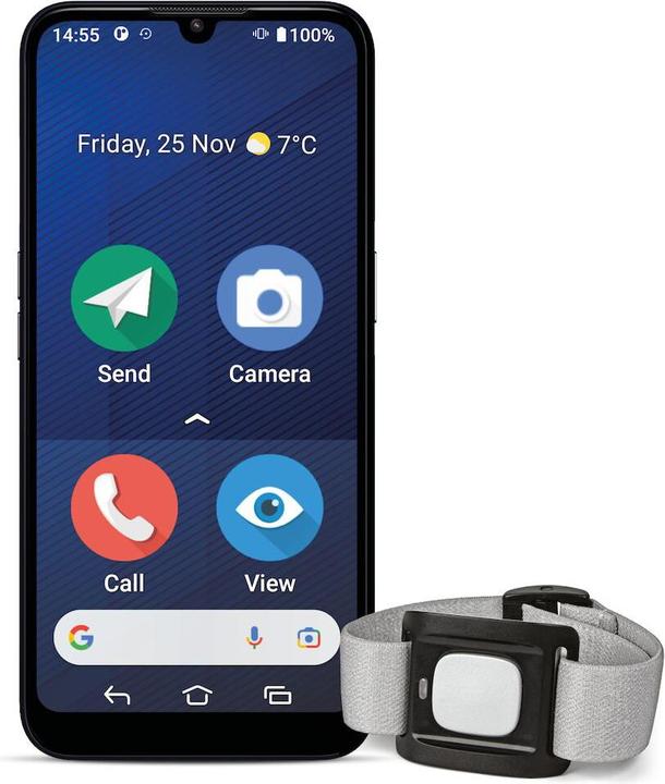Image du produit Doro 8200 Secure sans adaptateur secteur (64 Go, Bleu foncé, 6.10", 16 Mpx, 4G)