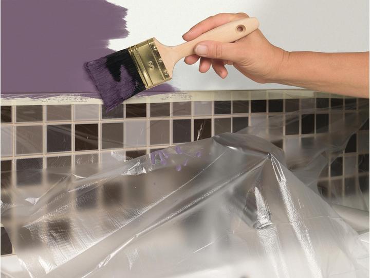 Image du produit tesa Film de masquage EASY COVER Premium pour les travaux de peinture, dérouleur inclus (550 mm)