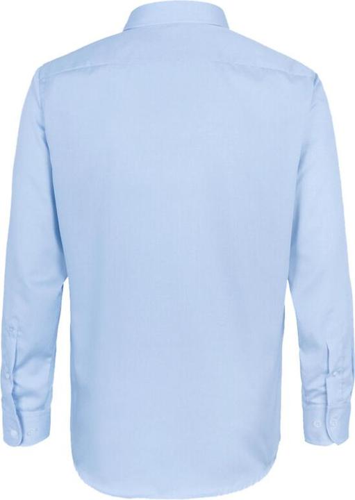 Actual product image Hakro Men's Business Shirt 1/1 Sleeve Sky Blue Size L (L)