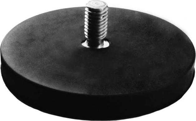 Image du produit Jeu de 2 aimants plats avec tige filetéeNéodyme