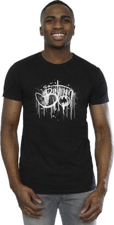 Immagine prodotto Batman Paint Splatter Maglietta Uomo (S)